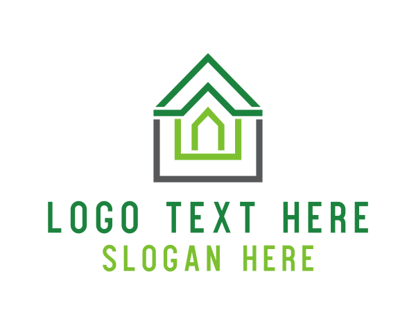 Roof House Building logo