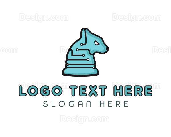 Tech Hound Animal Logo