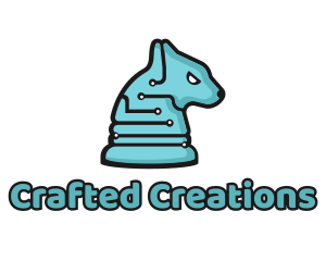 Electronic Tech Hound Animal logo design