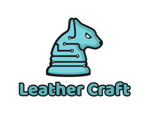 Electronic Tech Hound Animal logo design