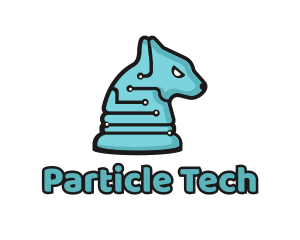 Electronic Tech Hound Animal logo design