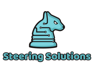 Electronic Tech Hound Animal logo design