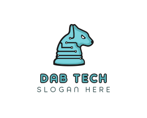 Electronic Tech Hound Animal logo design