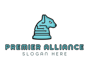 Electronic Tech Hound Animal logo design