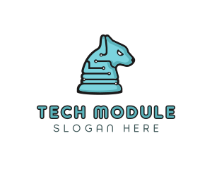 Electronic Tech Hound Animal logo design