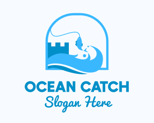 Marine Fishing Turret logo design