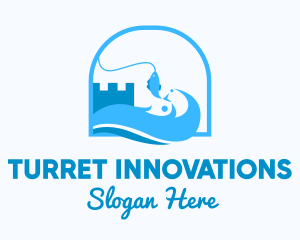 Marine Fishing Turret logo design