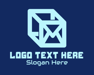 App - Mail Cube App logo design