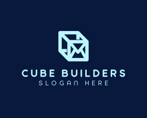 Mail Cube App  logo design