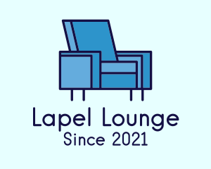 Blue Sofa Chair logo design