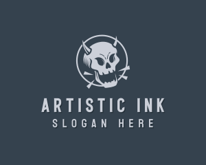 Tattoo Skull Streetwear logo