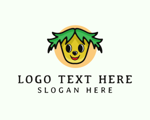 Plant Vegetable Cartoon logo