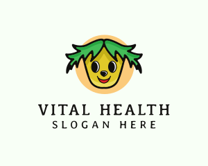 Plant Vegetable Cartoon logo