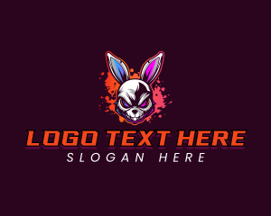 Gaming Rabbit Skull logo