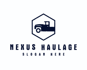 Farm Truck Transport logo design