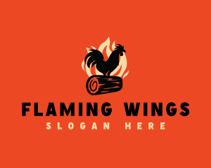 Fire Chicken Grill logo design