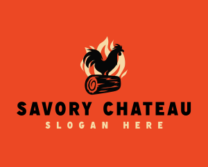 Fire Chicken Grill logo design