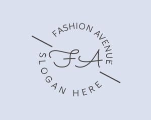 Modern Fashion Boutique logo design