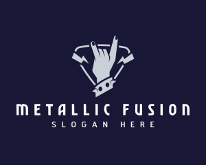 Rock Punk Metal logo design