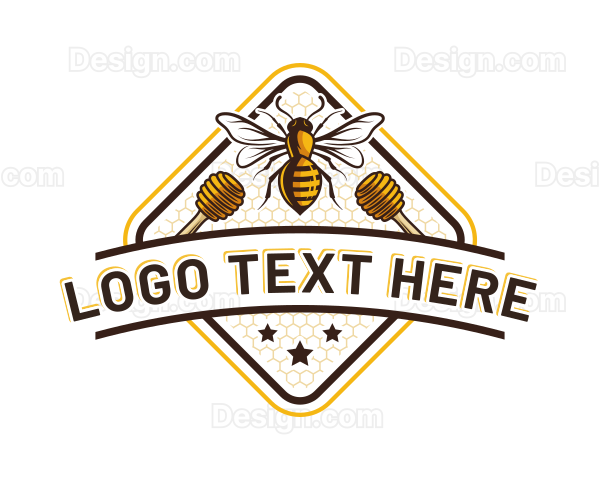 Honeycomb Bee Farm Logo