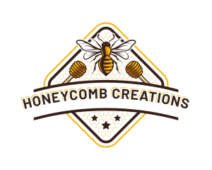 Honeycomb Bee Farm logo design