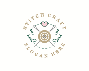 Needle Button Tailoring logo design