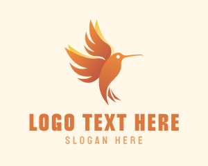 Nectar Hummingbird Wildlife logo