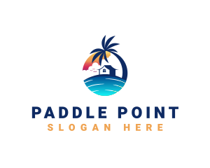 Beach Resort Property Logo