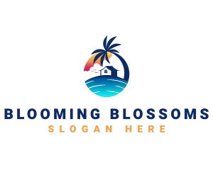 Beach Resort Property logo design