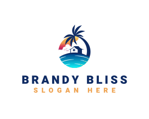 Beach Resort Property logo design