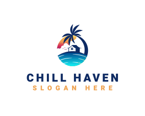 Beach Resort Property logo design