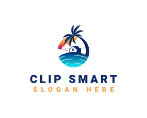 Beach Resort Property logo design