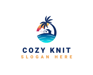 Beach Resort Property logo design