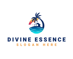 Beach Resort Property logo design