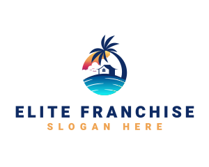 Beach Resort Property logo design