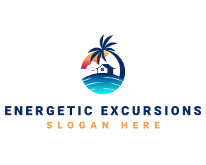 Beach Resort Property logo design