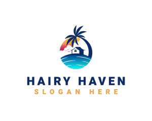 Beach Resort Property logo design