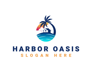 Beach Resort Property logo design