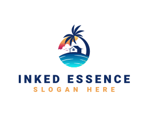 Beach Resort Property logo design