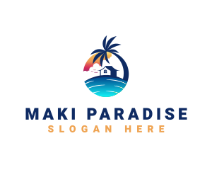 Beach Resort Property logo design