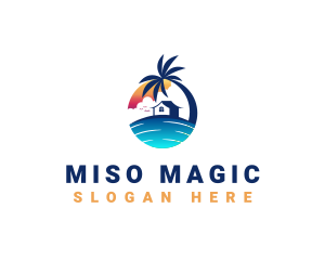 Beach Resort Property logo design