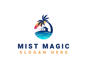 Beach Resort Property logo design