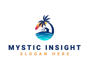 Beach Resort Property logo design