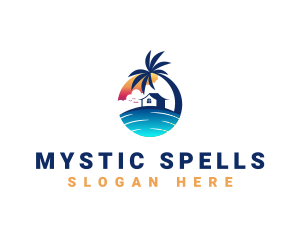 Beach Resort Property logo design