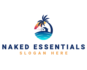 Beach Resort Property logo design