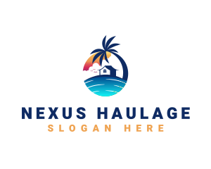 Beach Resort Property logo design