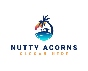 Beach Resort Property logo design