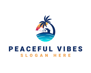 Beach Resort Property logo design