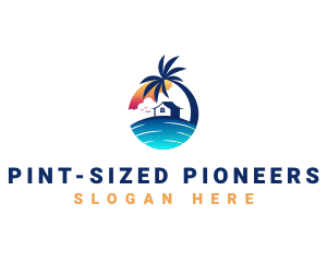 Beach Resort Property logo design