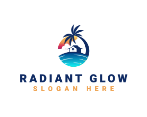 Beach Resort Property logo design